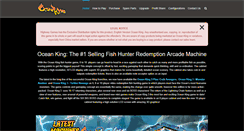 Desktop Screenshot of oceankingarcade.com